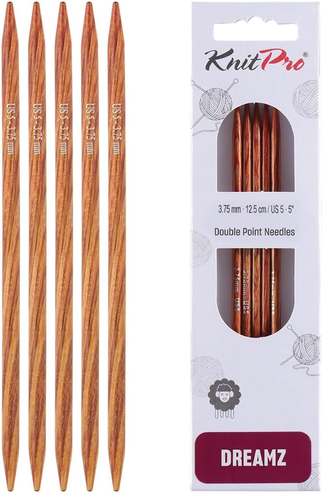 KnitPro Dreamz Double Pointed Needles 5" (12.5cm) | US Size 5 (3.75mm) - Image 1